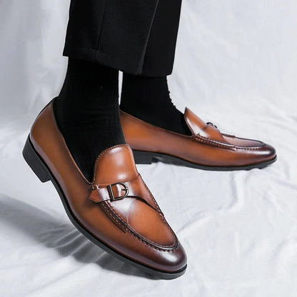 Bradley - Stylowe formalne skórzane buty dla mężczyzn