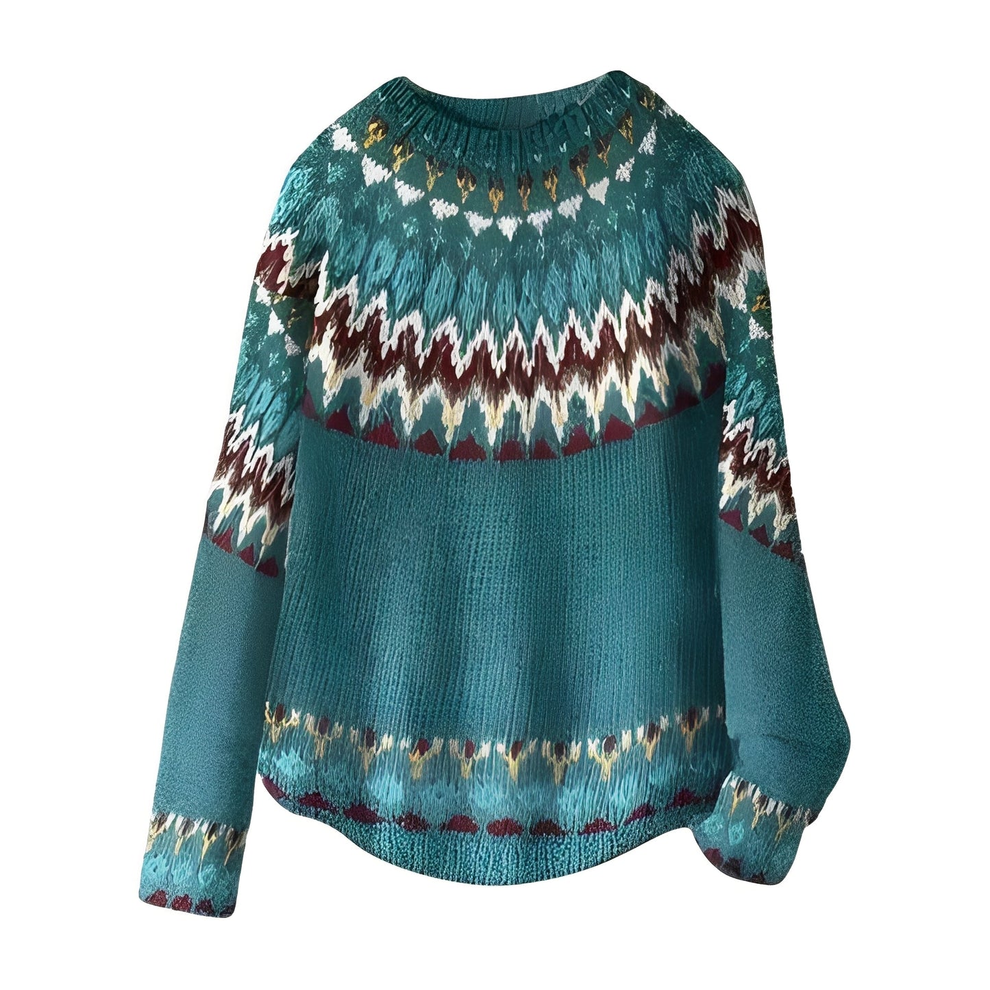 Madalyn - Stylowy sweter z nadrukiem dla kobiet