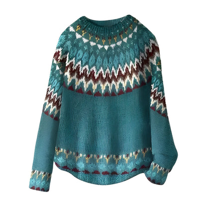 Madalyn - Stylowy sweter z nadrukiem dla kobiet