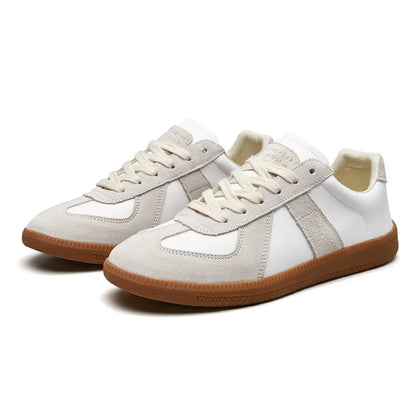Męskie Sneakersy Low Top Z Dwukolorową Cholewką