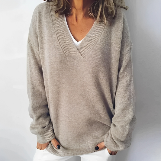 Aradine - Sweter oversize elegancki dla kobiet