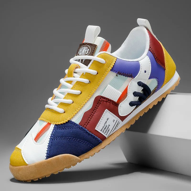 Męskie sneakersy trekkingowe z przewiewnymi panelami z siatki