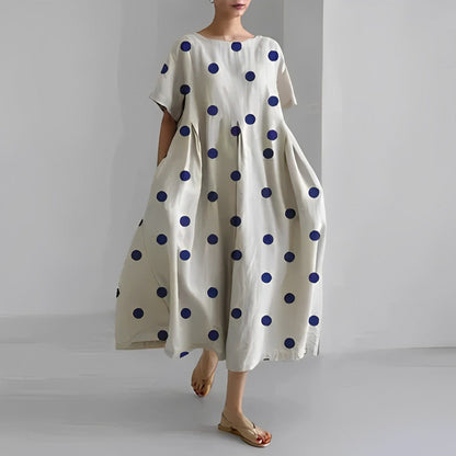 Naomi - Sukienka boho maxi z kwiatami, idealna na wiosnę
