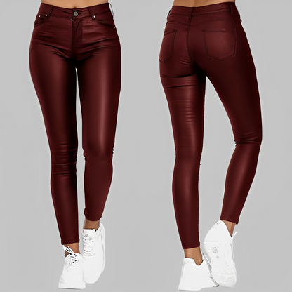 Celo - Eleganckie spodnie slim dla kobiet
