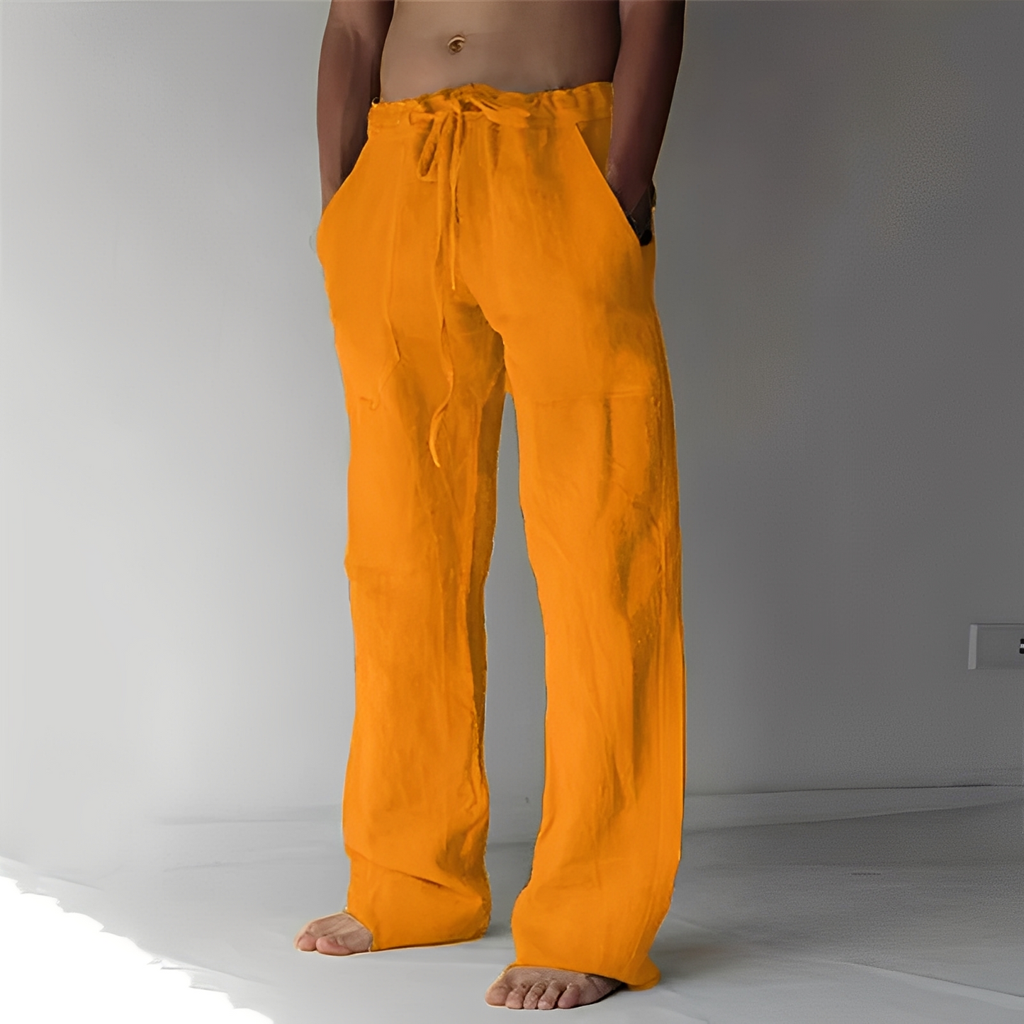 Arthur – Swobodne lniane spodnie męskie