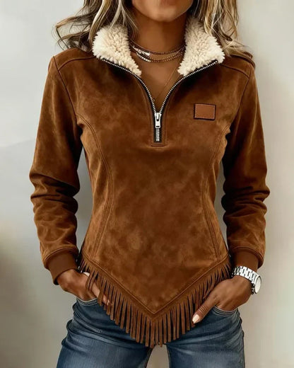 Damska bluza half zip jako element codziennej stylizacji