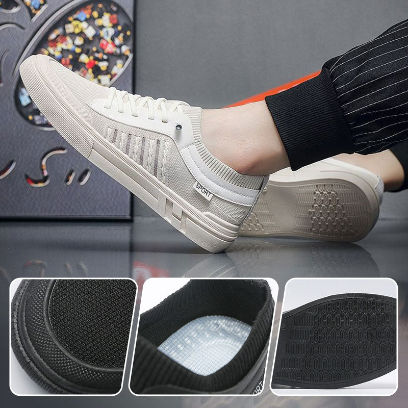 Wygodne męskie buty sportowo-casual na jasnym tle