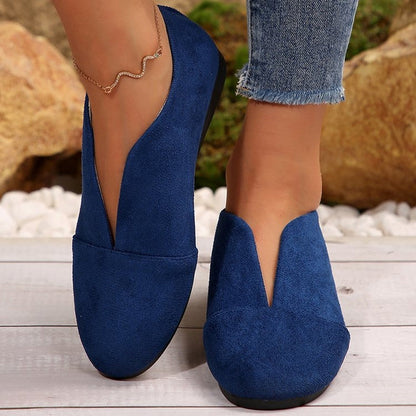 Damskie Wsuwane Buty Z Wycięciem W Serek
