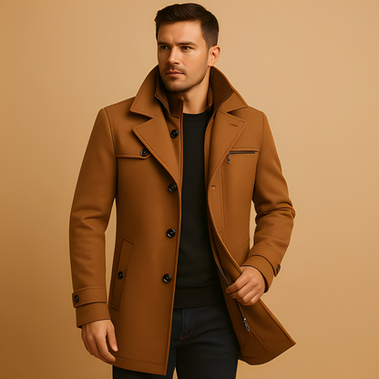 Aldus - Płaszcz zimowy nieprzemakalny dla mężczyzn